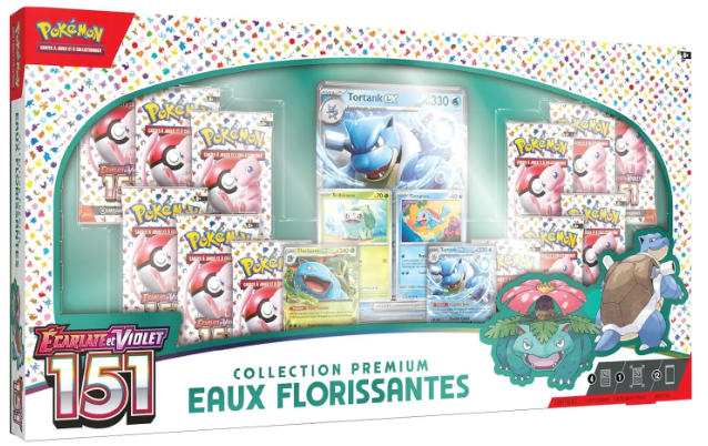 FR- Écarlate et Violet - 151 - EV3.5 Collection Premium Eaux Florissantes