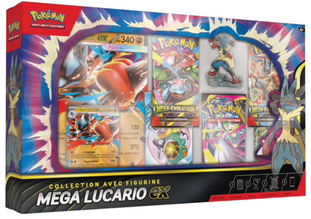 FR-Coffret Méga-Lucario-EX Figurine