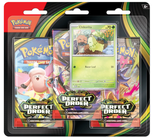 EN - ME03 'Équilibre Parfait' Three Pack Blister - Poké king shop Sarl
