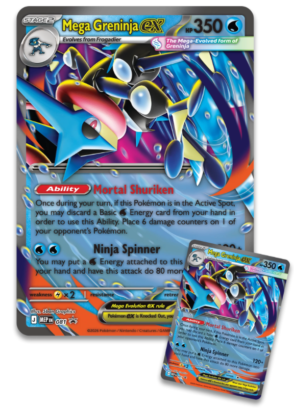 EN-Méga-Amphinobi Premium ex Collection - Poké king shop Sarl