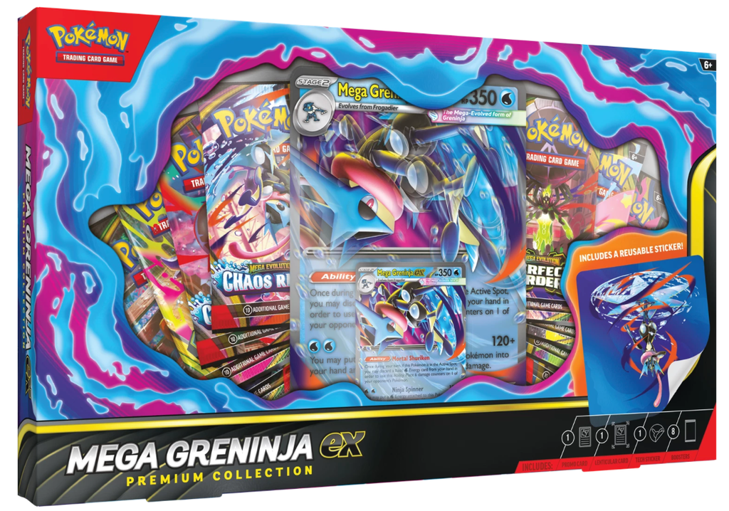 EN-Méga-Amphinobi Premium ex Collection - Poké king shop Sarl