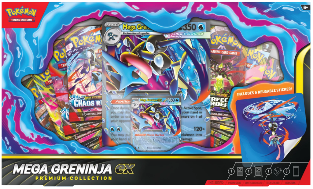 EN-Méga-Amphinobi Premium ex Collection - Poké king shop Sarl