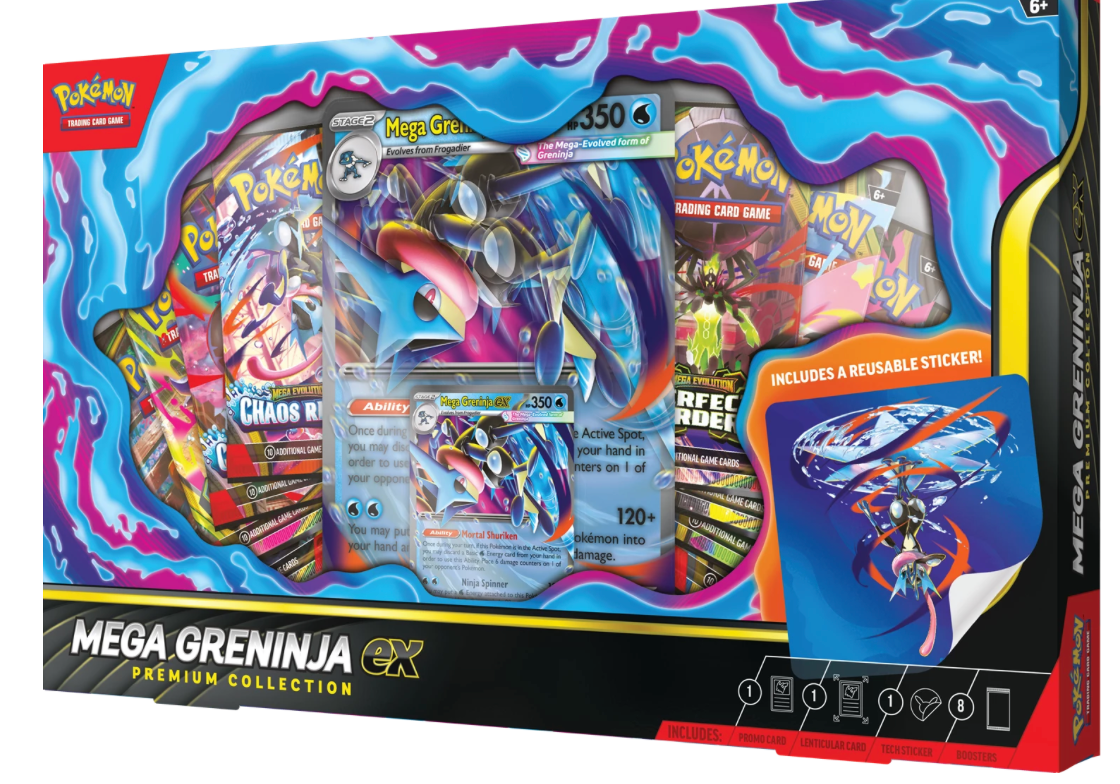 EN-Méga-Amphinobi Premium ex Collection - Poké king shop Sarl