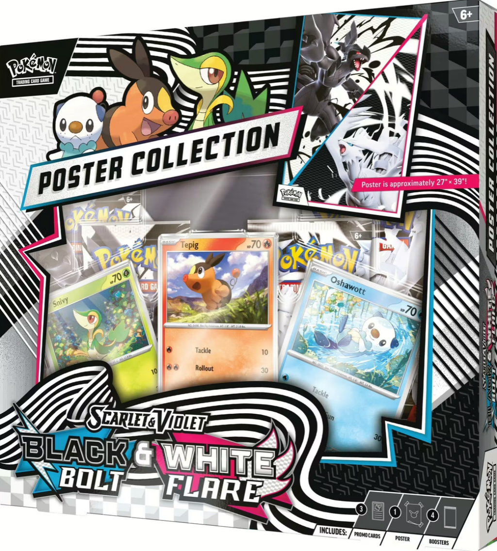 EN - Scarlet & Violet SV10.5 - Black Bolt & White Flare - Unova Poster Collection - Poké king shop Sarl