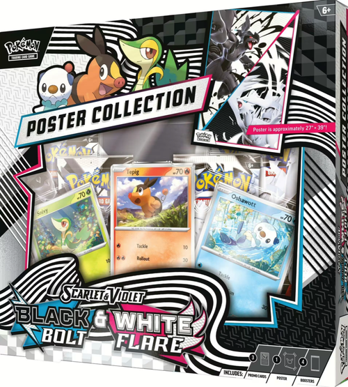 EN - Scarlet & Violet SV10.5 - Black Bolt & White Flare - Unova Poster Collection - Poké king shop Sarl