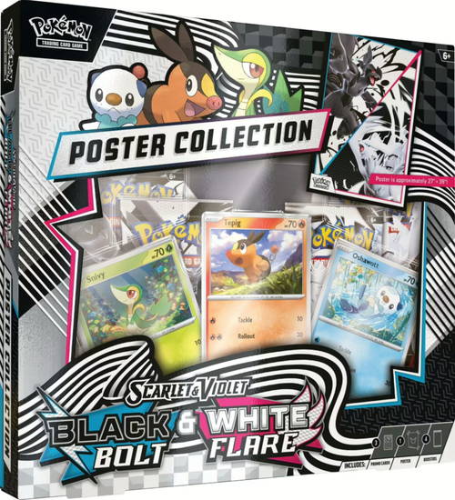 EN - Scarlet & Violet SV10.5 - Black Bolt & White Flare - Unova Poster Collection - Poké king shop Sarl