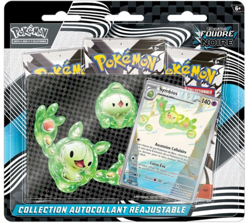 FR - Coffret Autocollant Réajustable Foudre Noir - Poké king shop Sarl