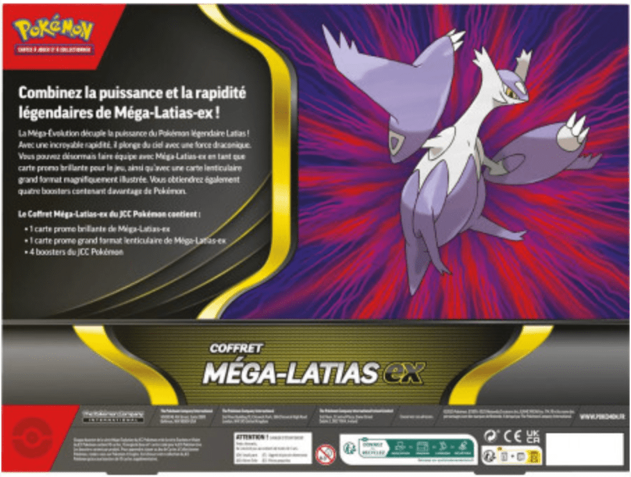 FR - Coffret Méga - Latias EX – Édition Spéciale - Poké king shop Sarl