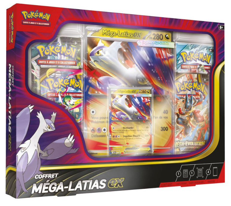 FR - Coffret Méga - Latias EX – Édition Spéciale - Poké king shop Sarl