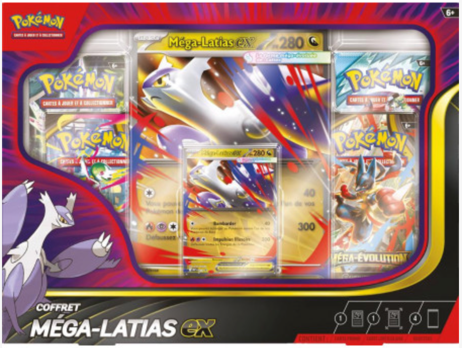 FR - Coffret Méga - Latias EX – Édition Spéciale - Poké king shop Sarl