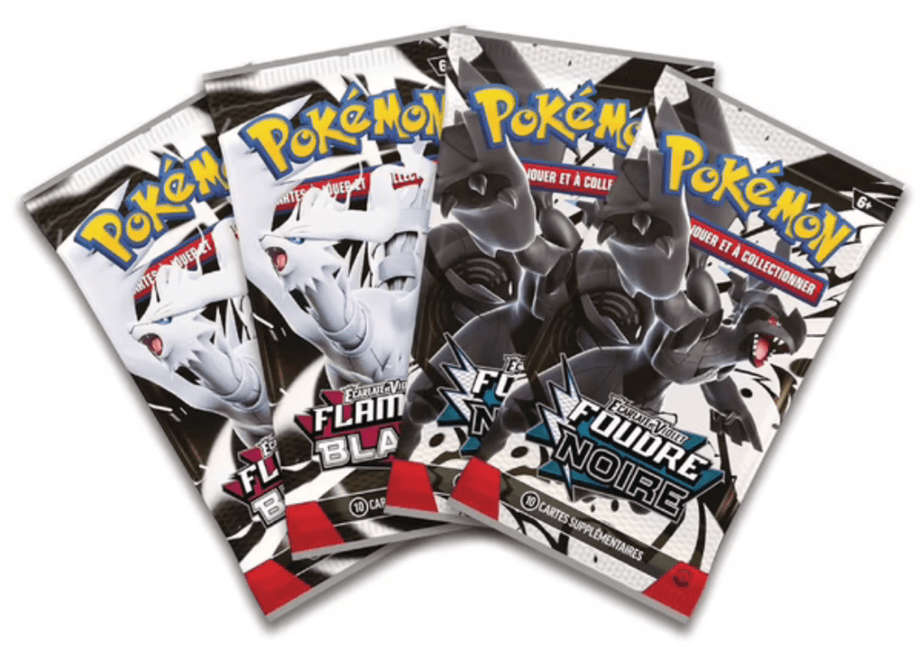 FR - Coffret Poster Pokémon Unys - Foudre Noire et Flamme Blanche - Poké king shop Sarl