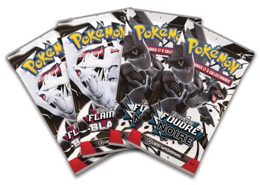 FR - Coffret Poster Pokémon Unys - Foudre Noire et Flamme Blanche - Poké king shop Sarl