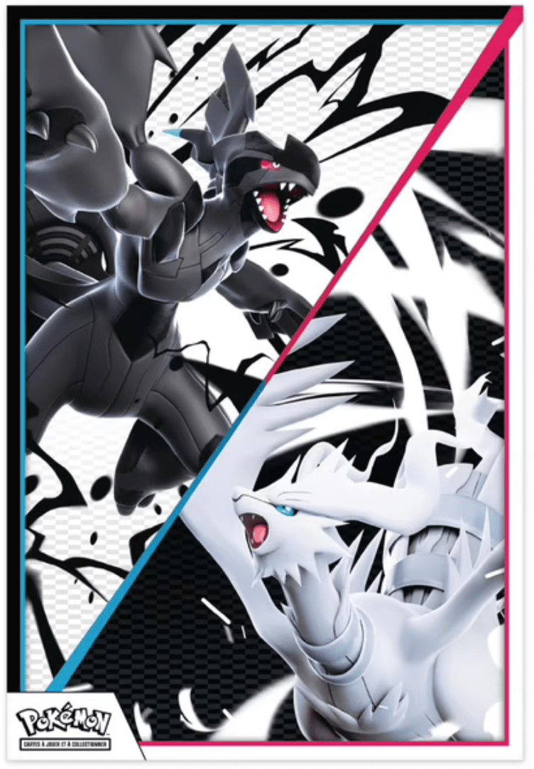 FR - Coffret Poster Pokémon Unys - Foudre Noire et Flamme Blanche - Poké king shop Sarl