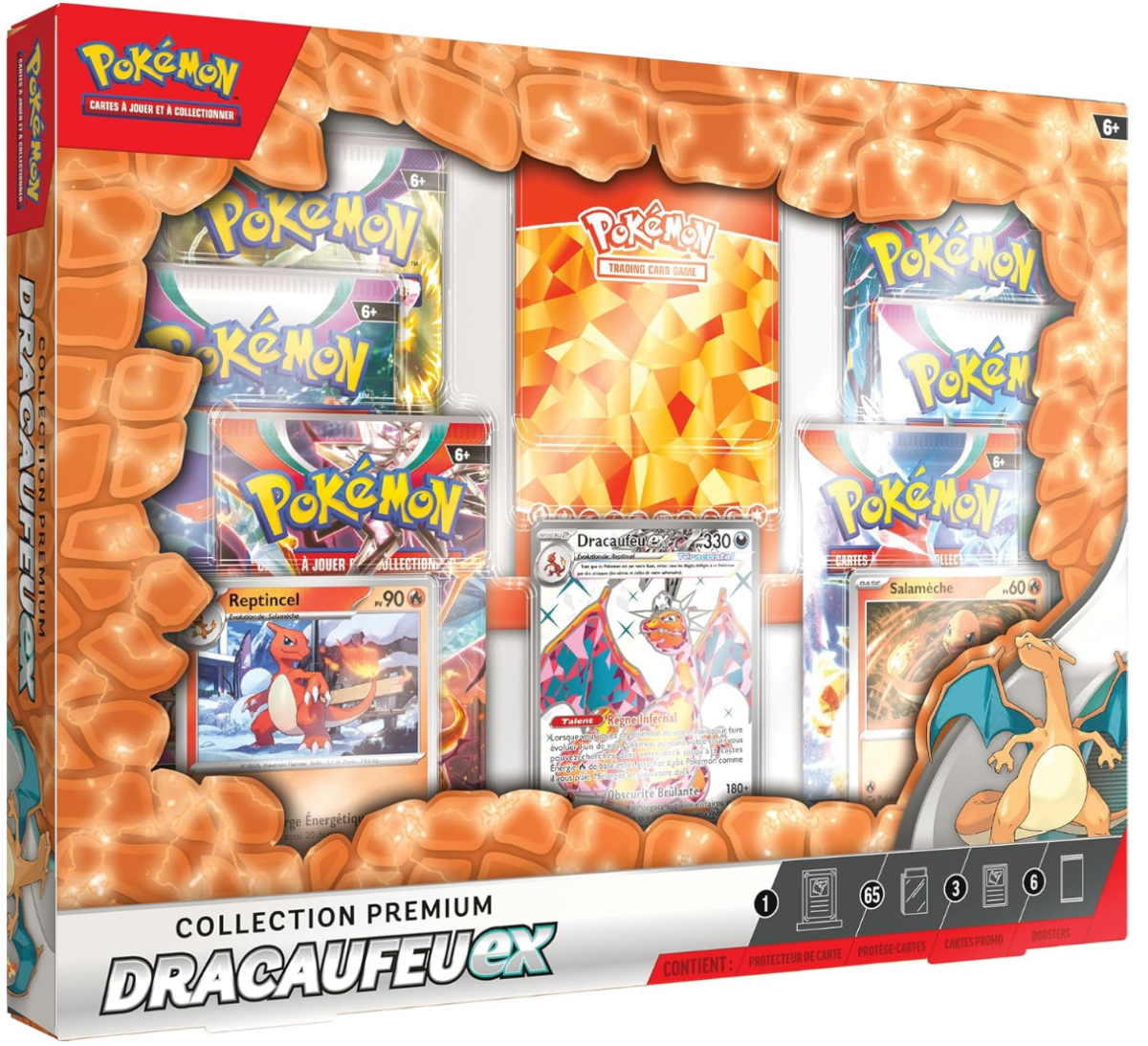 FR - Coffret Prenium - Dracaufeu EX - Poké king shop Sarl