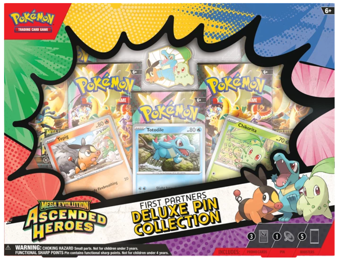 FR - ME02.5 Premiers Partenaires Deluxe Pin Collection - Poké king shop Sarl