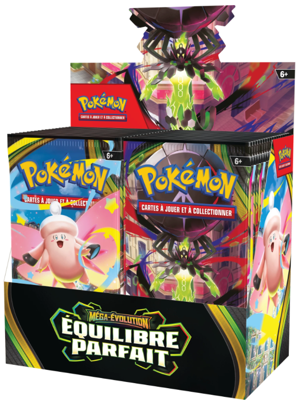 FR - ME03 'Équilibre Parfait' Display Scelle Booster 10K - Poké king shop Sarl