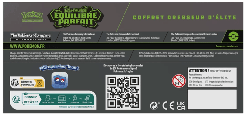 FR - ME03 'Équilibre Parfait' Elite Trainer Box - Poké king shop Sarl