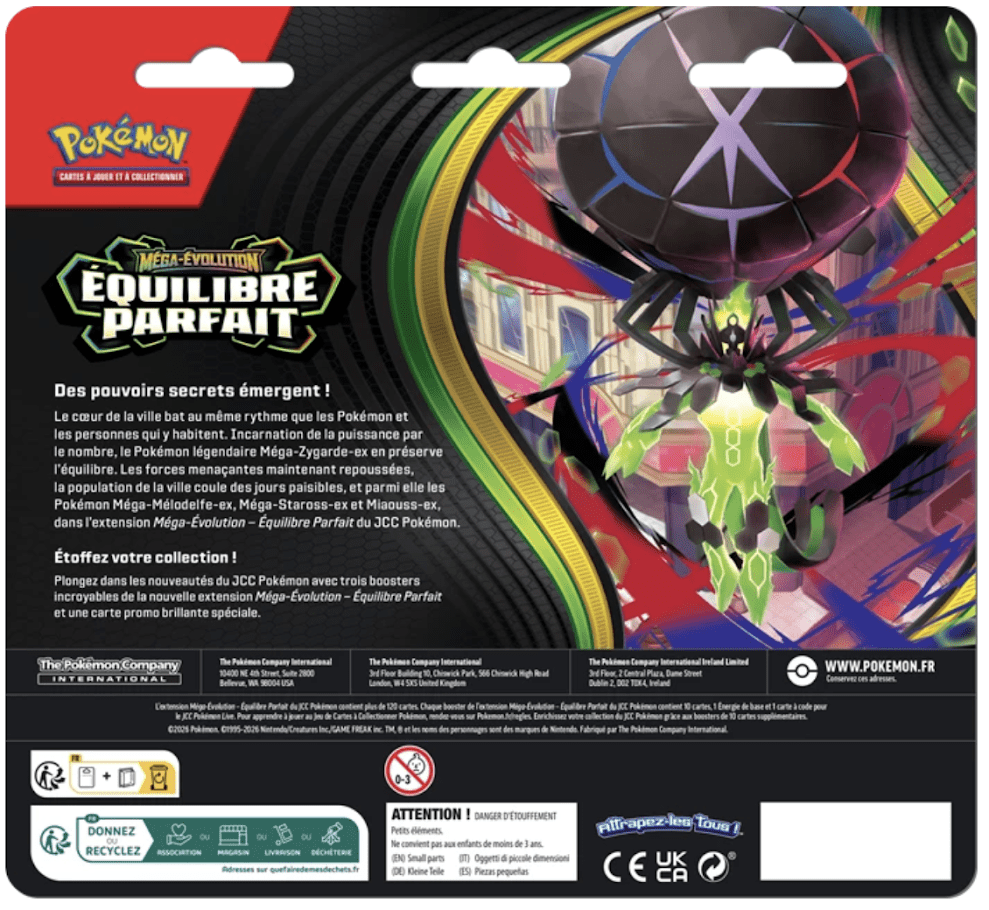 FR - ME03 'Équilibre Parfait' Three Pack Blister - Poké king shop Sarl
