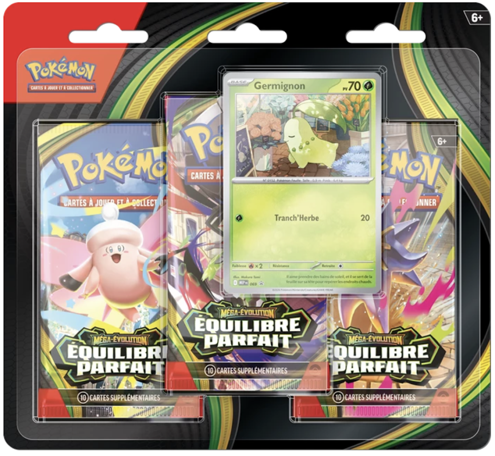 FR - ME03 'Équilibre Parfait' Three Pack Blister - Poké king shop Sarl