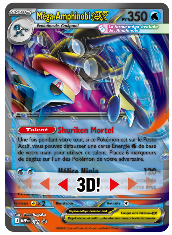 FR-Méga-Amphinobi Premium ex Collection - Poké king shop Sarl