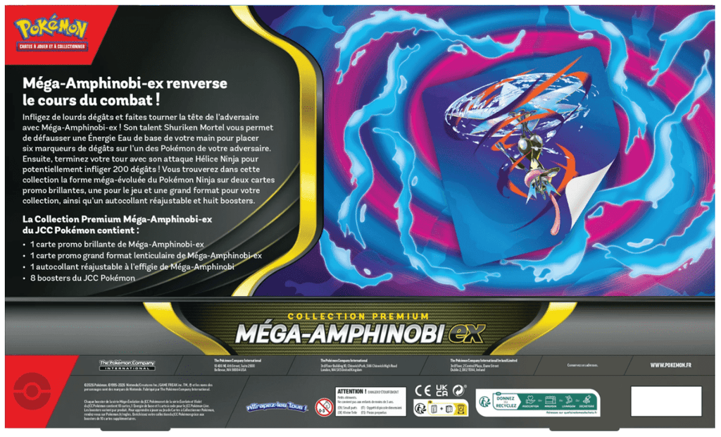 FR-Méga-Amphinobi Premium ex Collection - Poké king shop Sarl