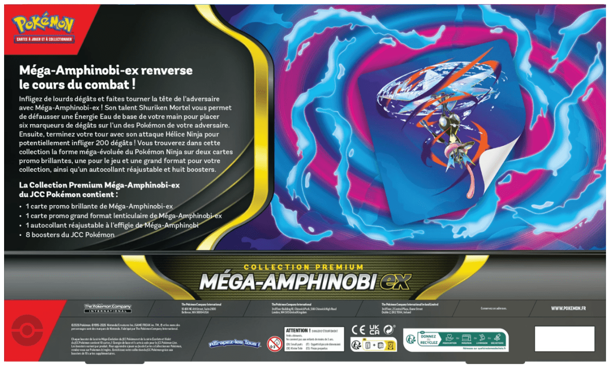 FR-Méga-Amphinobi Premium ex Collection - Poké king shop Sarl