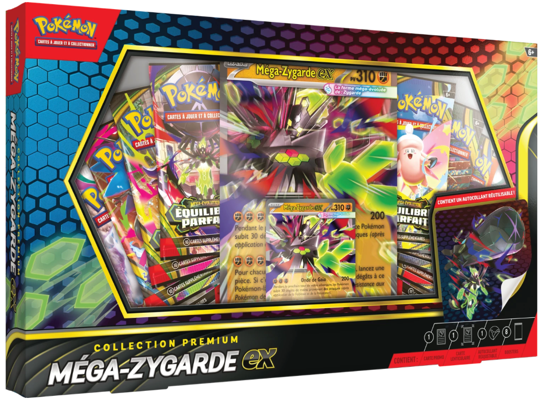 FR - Méga - Zygarde ex Premium Collection - Poké king shop Sarl